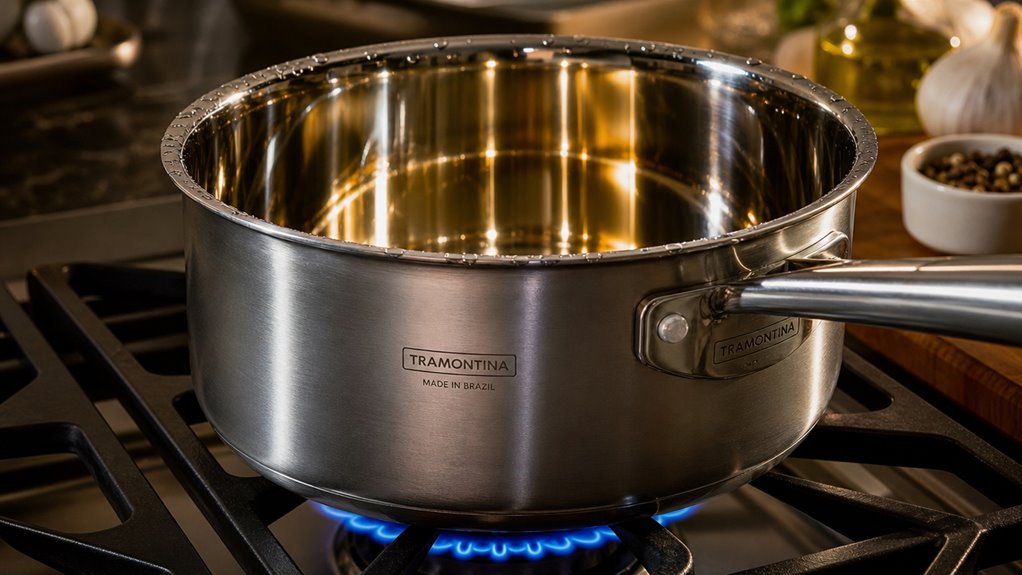 18 10 stainless triply construction durability
