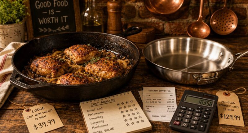 cast iron honest cost per use analysis