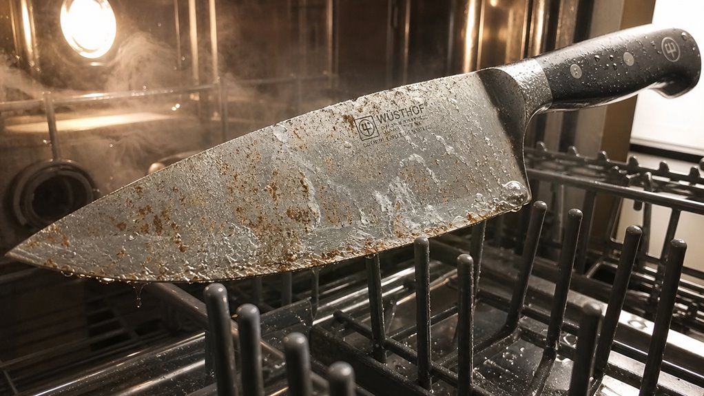 dishwasher damage dulls precision edges