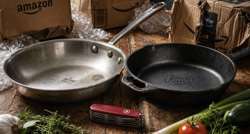fake cookware fraud indicators on amazon