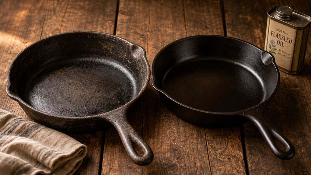 heritage skillet restoration guidance cautions
