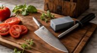 knife sharpener vs honing rod wear