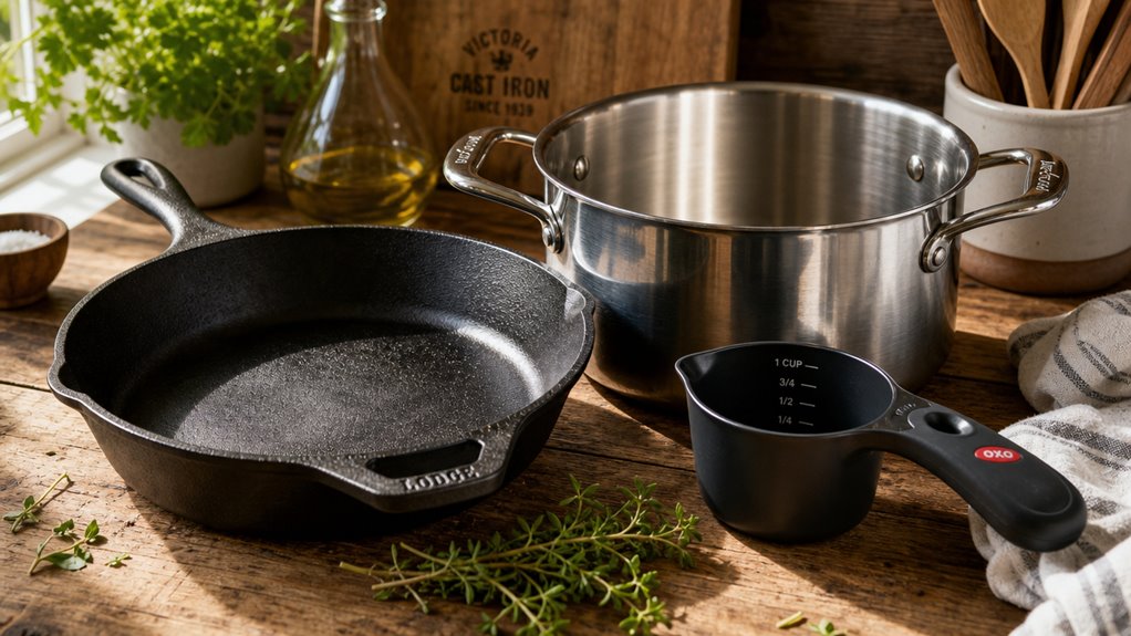 lodge tennessee cast iron tramontina stainless oxo usability durability