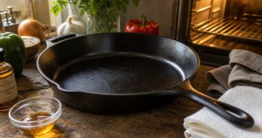 properly season cast iron