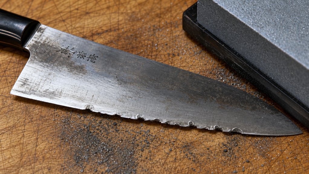 pull through sharpener misfires edge degradation