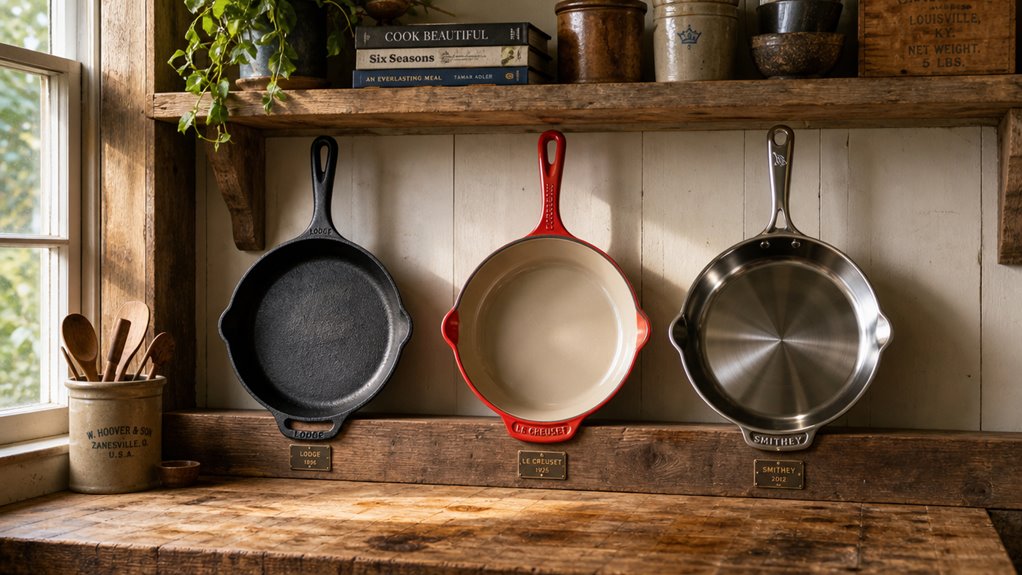 sand cast vs enamel seasoning tradeoff