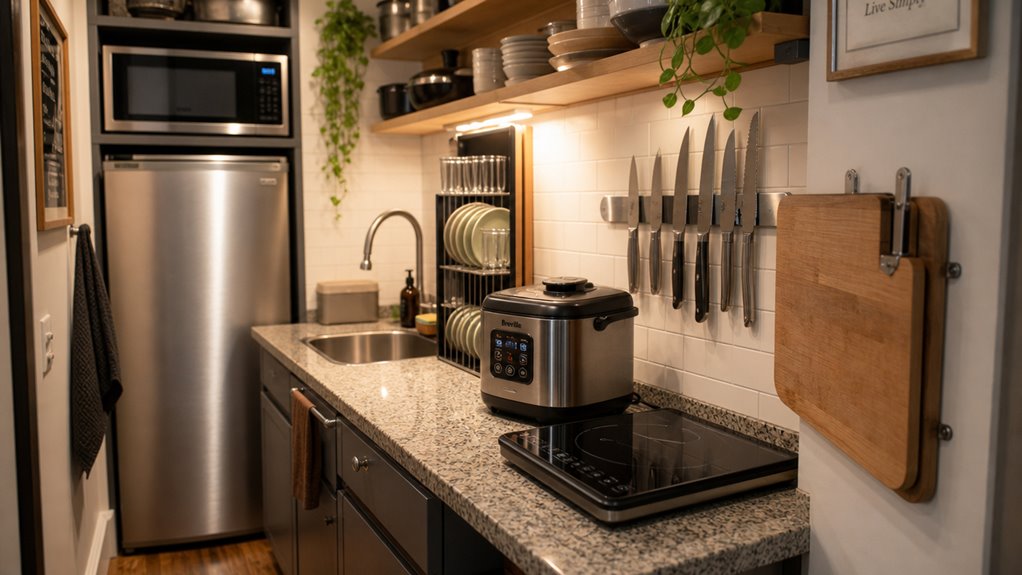 small kitchen light flow design