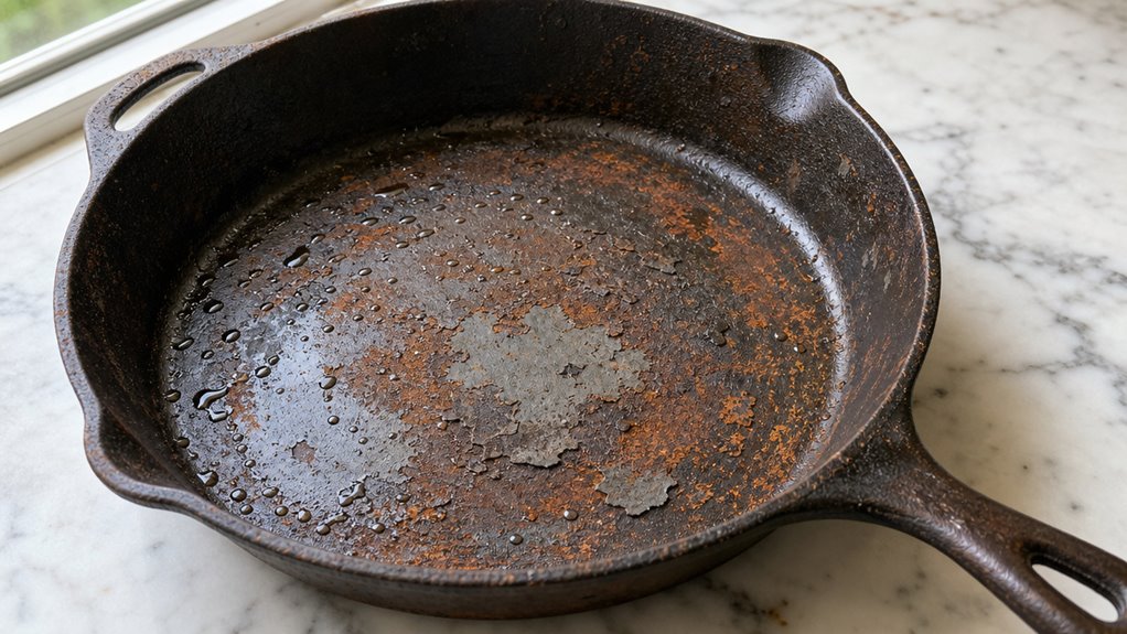 thermal shock and seasoning damage