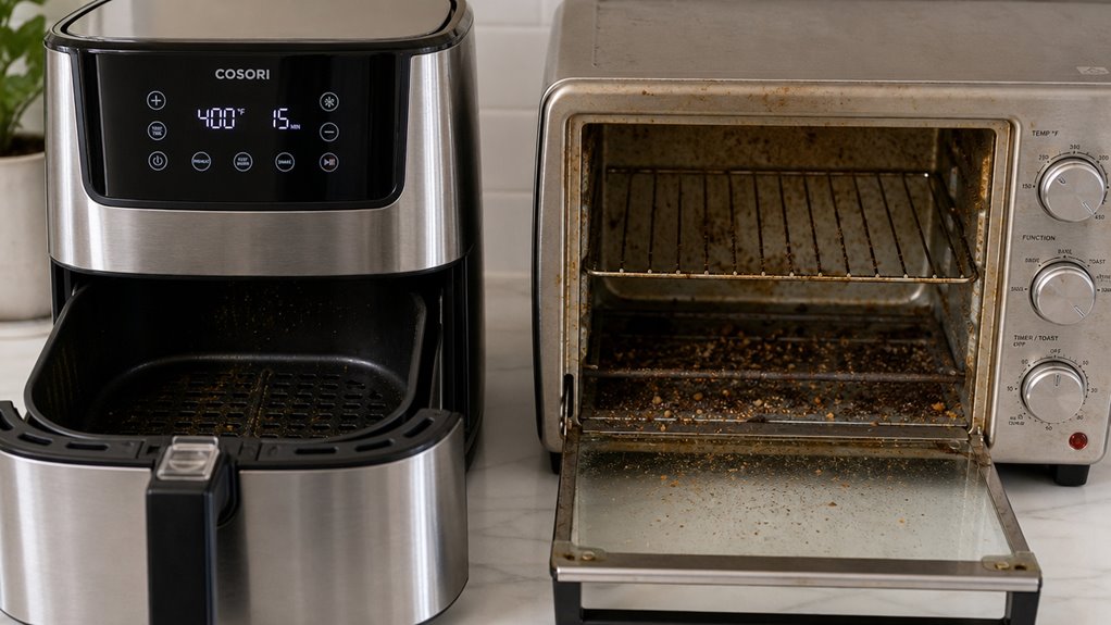 air fryer coating vs toaster