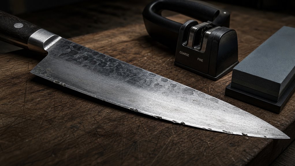 bevel control versus metal removal