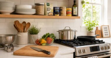 budget kitchen setup essentials