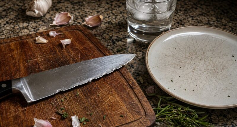 damaging knives through misuse