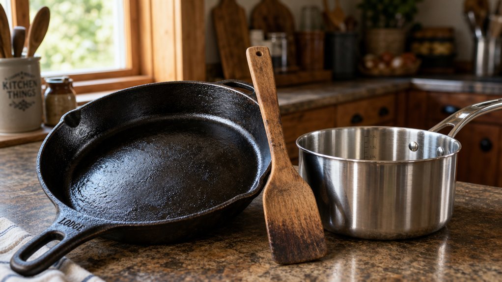 durable repairable traditional cookware construction