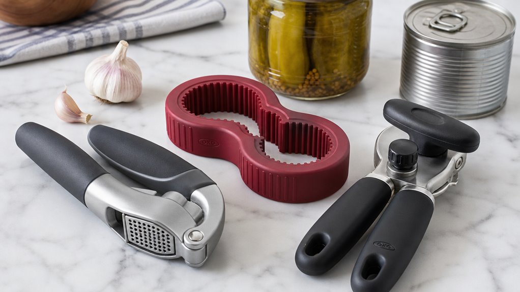 ergonomic low force kitchen tools