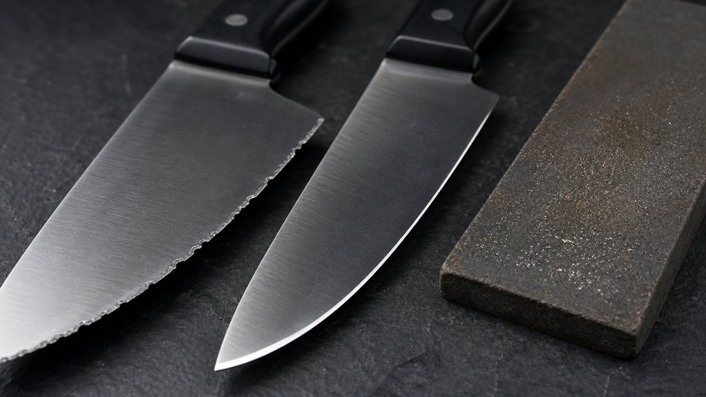 hardness dictates edge behavior