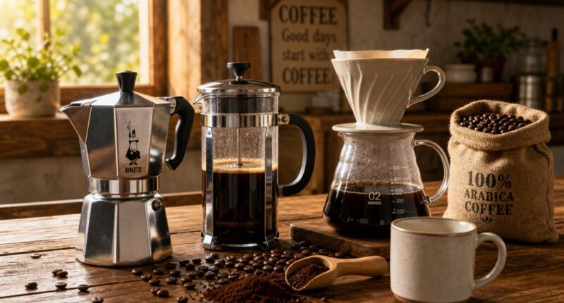 home caf brewing methods