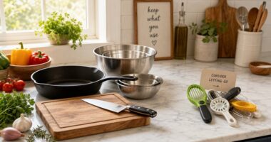 keep only frequently used items
