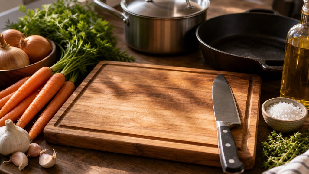knife heat seasoning timing