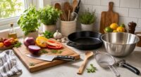 only essential kitchen tools