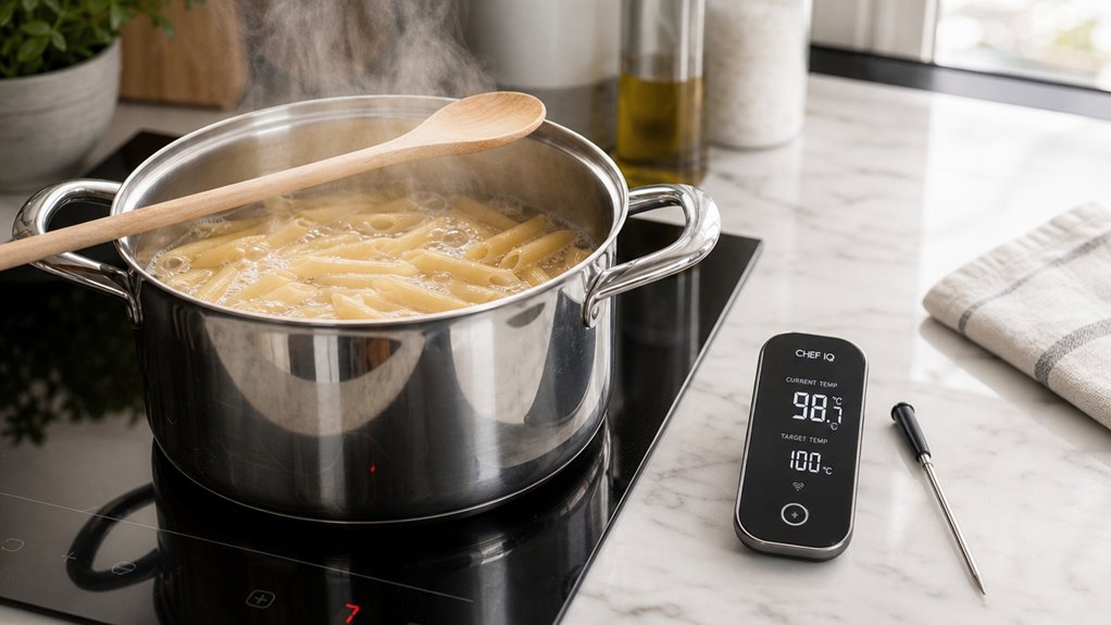 preheat heavy pan stir