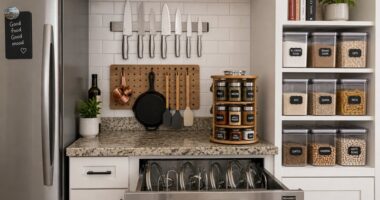 small space kitchen storage solutions